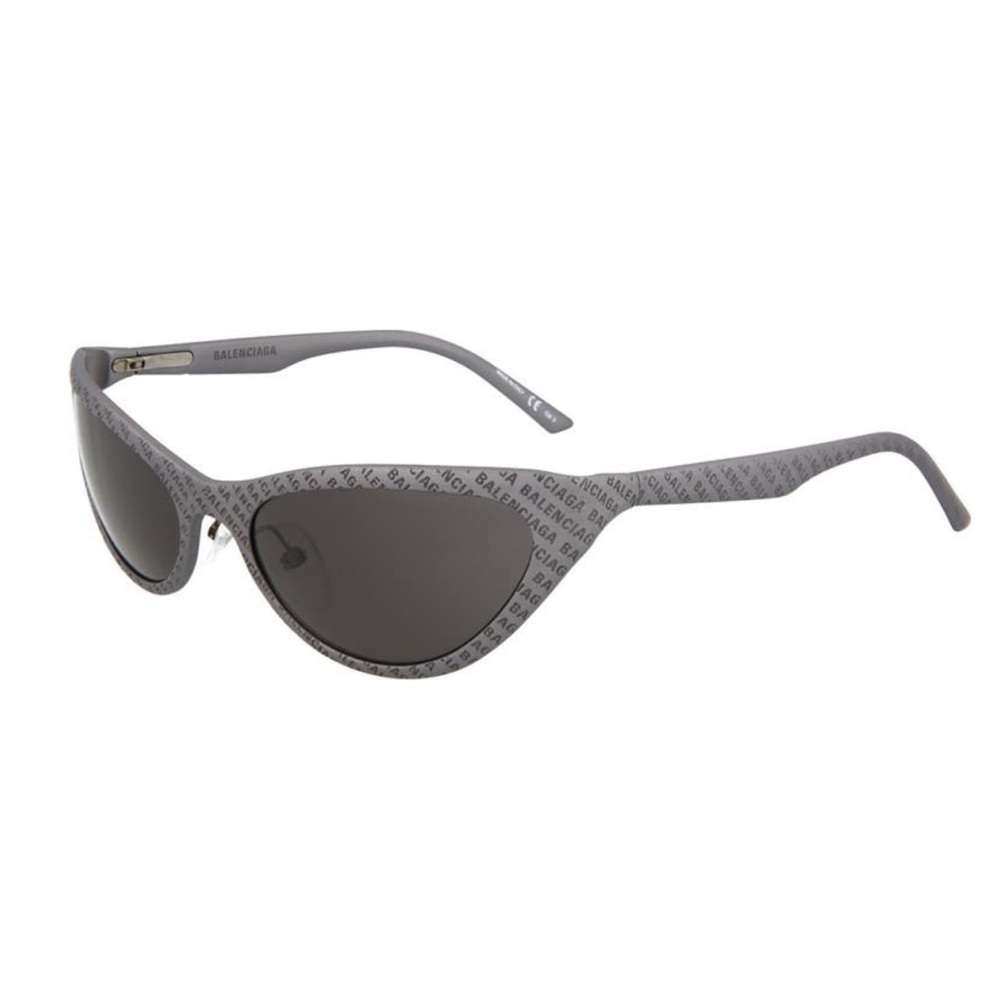 BALENCIAGA 58mm novelty cat eye sunglasses logo print - Picture 3 of 8
